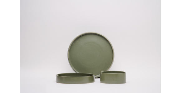 KOMBISERVICE Grün Kyoto 12-teilig 4 Personen  - Grün, Trend, Keramik - Novel