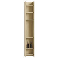BADEZIMMERREGAL 25/150/15 cm  - Braun, Design, Holzwerkstoff (25/150/15cm) - Emilio Belluti