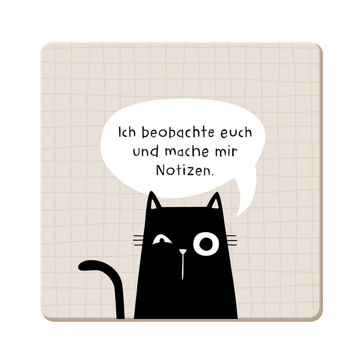 UNTERSETZER Holz Multicolor 9.5/9.5 cm  - Multicolor, Basics, Holz (9.5/9.5cm)