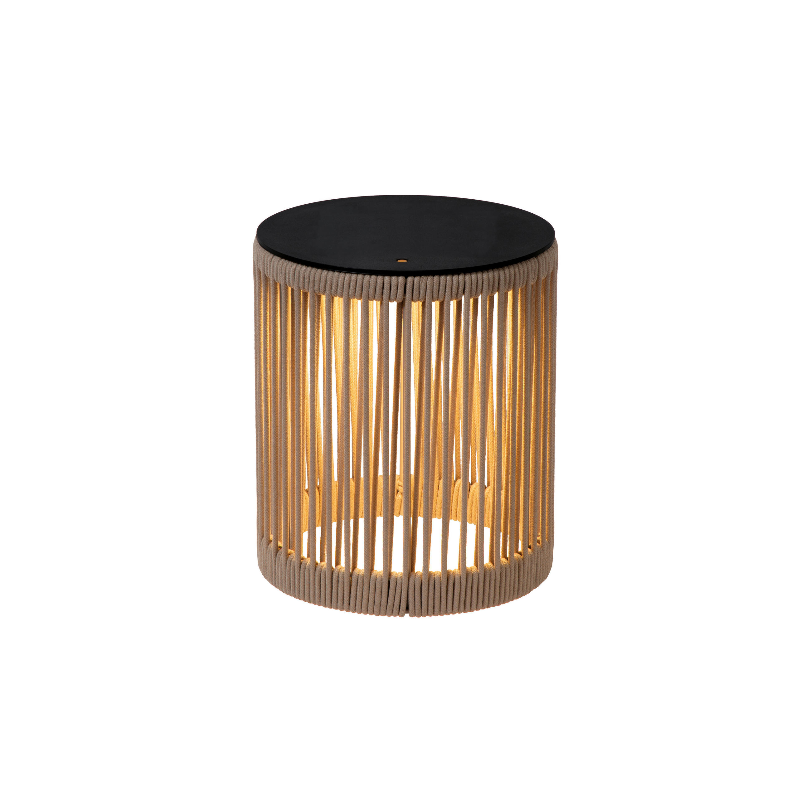 Lucide AUßENSTEHLEUCHTE Pingi Braun 33.5x36.5x33.5 cm
