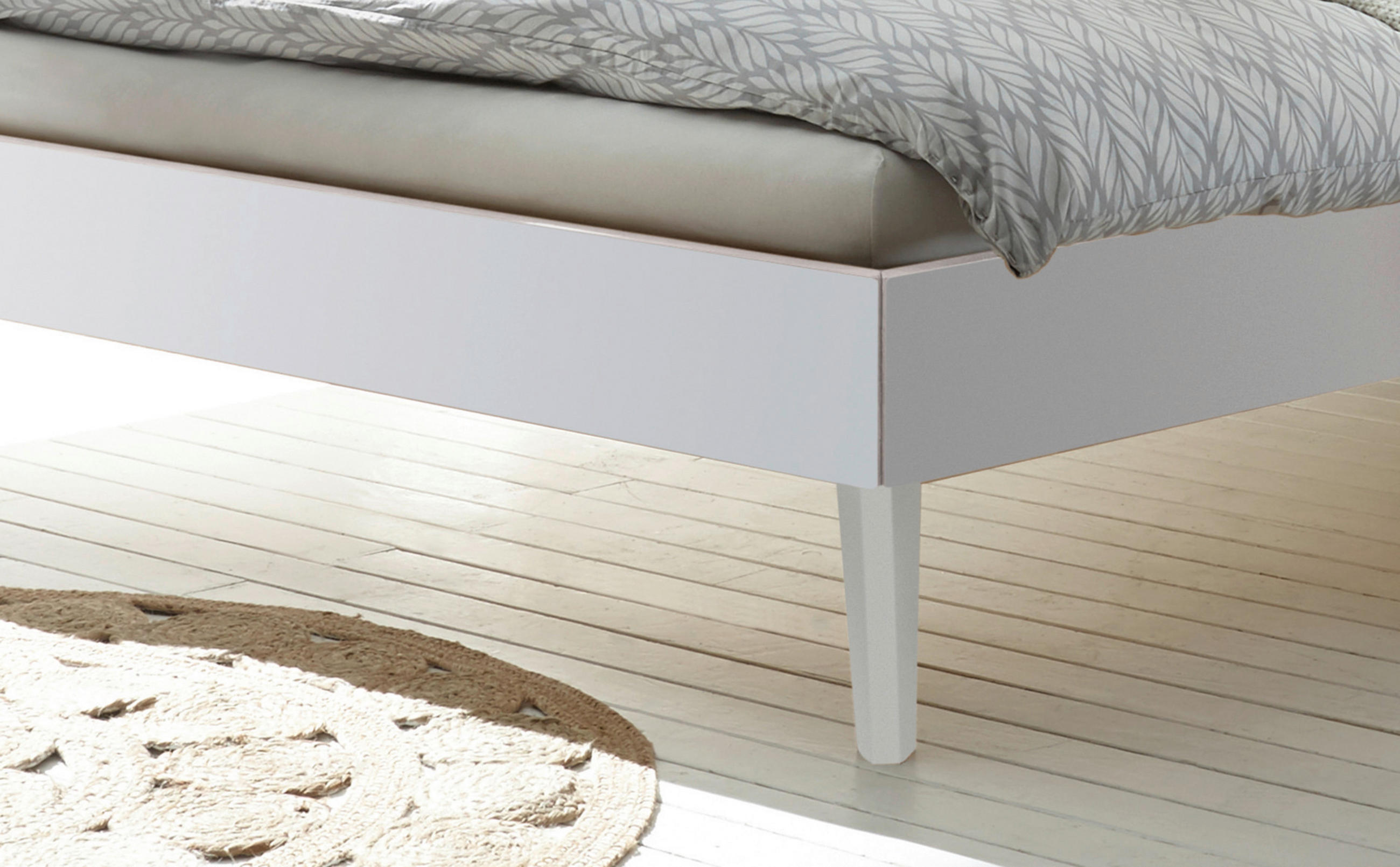 BETT 180/200 cm,  in Weiß,  - Weiß, Design (180/200cm) - Hasena