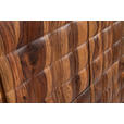 HIGHBOARD  109/120/42 cm  - Sheeshamfarben/Schwarz, Trend, Holz/Metall (109/120/42cm) - Ambia Home