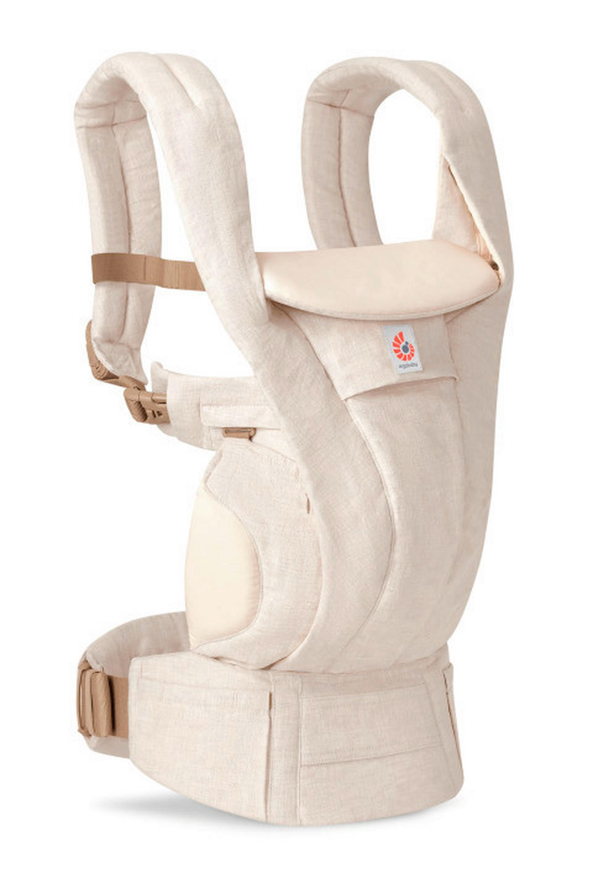 KENGUR NOSILJKA  Omni Deluxe Linen  - ecru, Osnovno, tekstil (26.5/27.5/14.8cm) - Ergo Baby