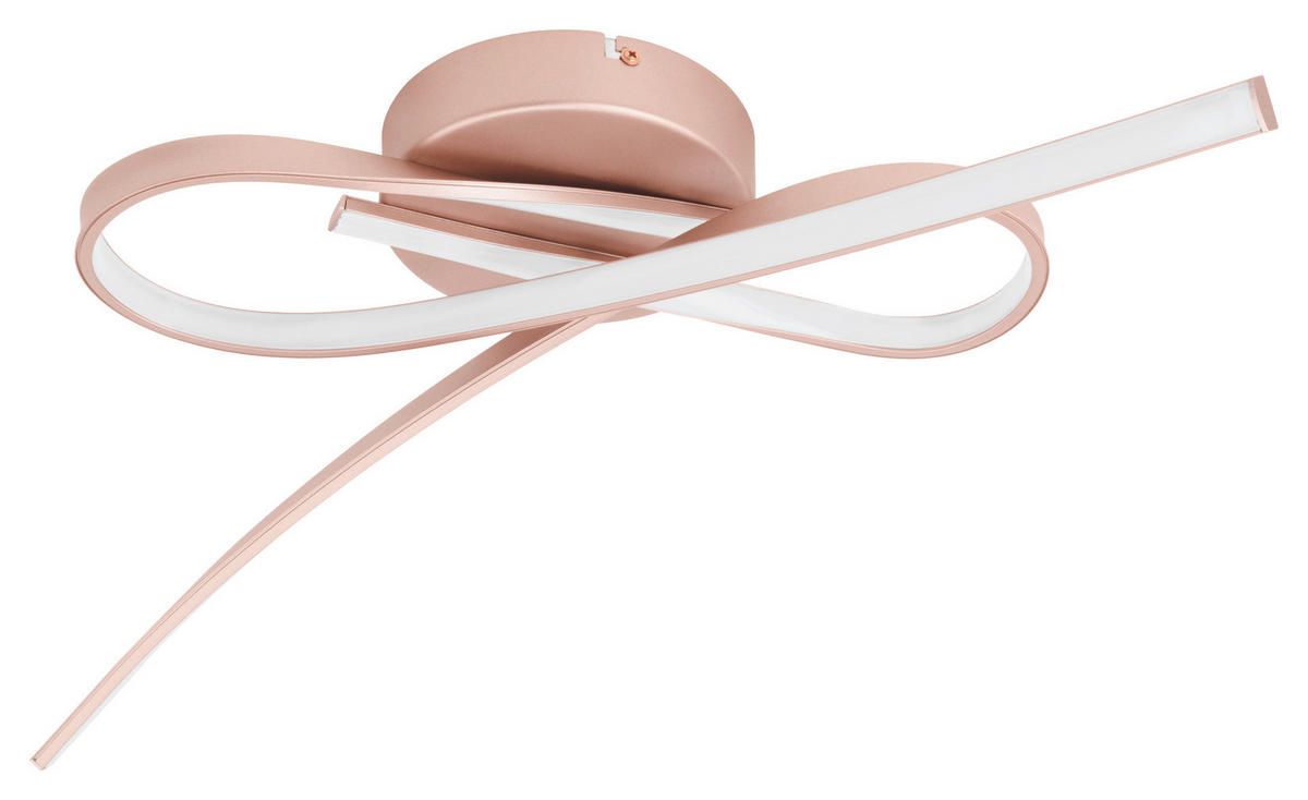LED-DECKENLEUCHTE 19 W    70,5/31,5/12,5 cm  - Roségold, Design, Kunststoff/Metall (70,5/31,5/12,5cm) - Eglo