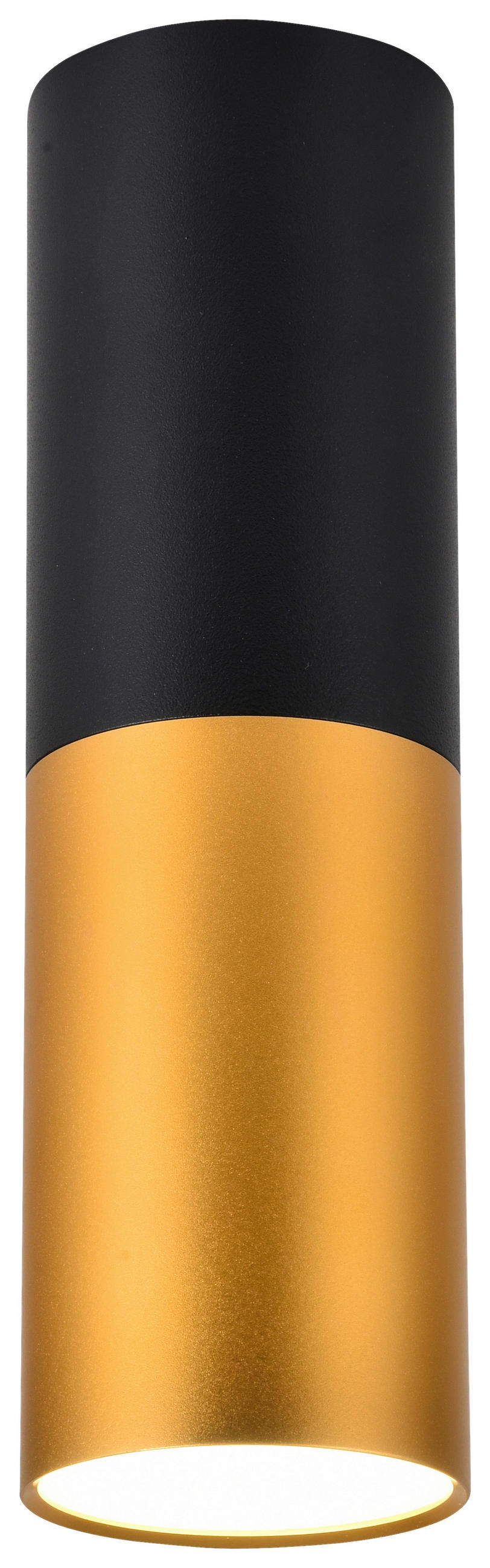 LED-TAKLAMPA Tuba 5.8/5.8/20 cm  - svart, Design, metall (5.8/5.8/20cm)