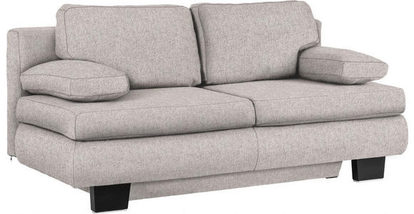 SCHLAFSOFA in Webstoff Hellgrau - Wengefarben/Hellgrau, KONVENTIONELL, Holz/Textil (203/94/100cm) - Novel