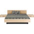 BETTANLAGE Kernesche massiv 180/200 cm - Eschefarben, Design, Holz (180/200cm) - VALDERA