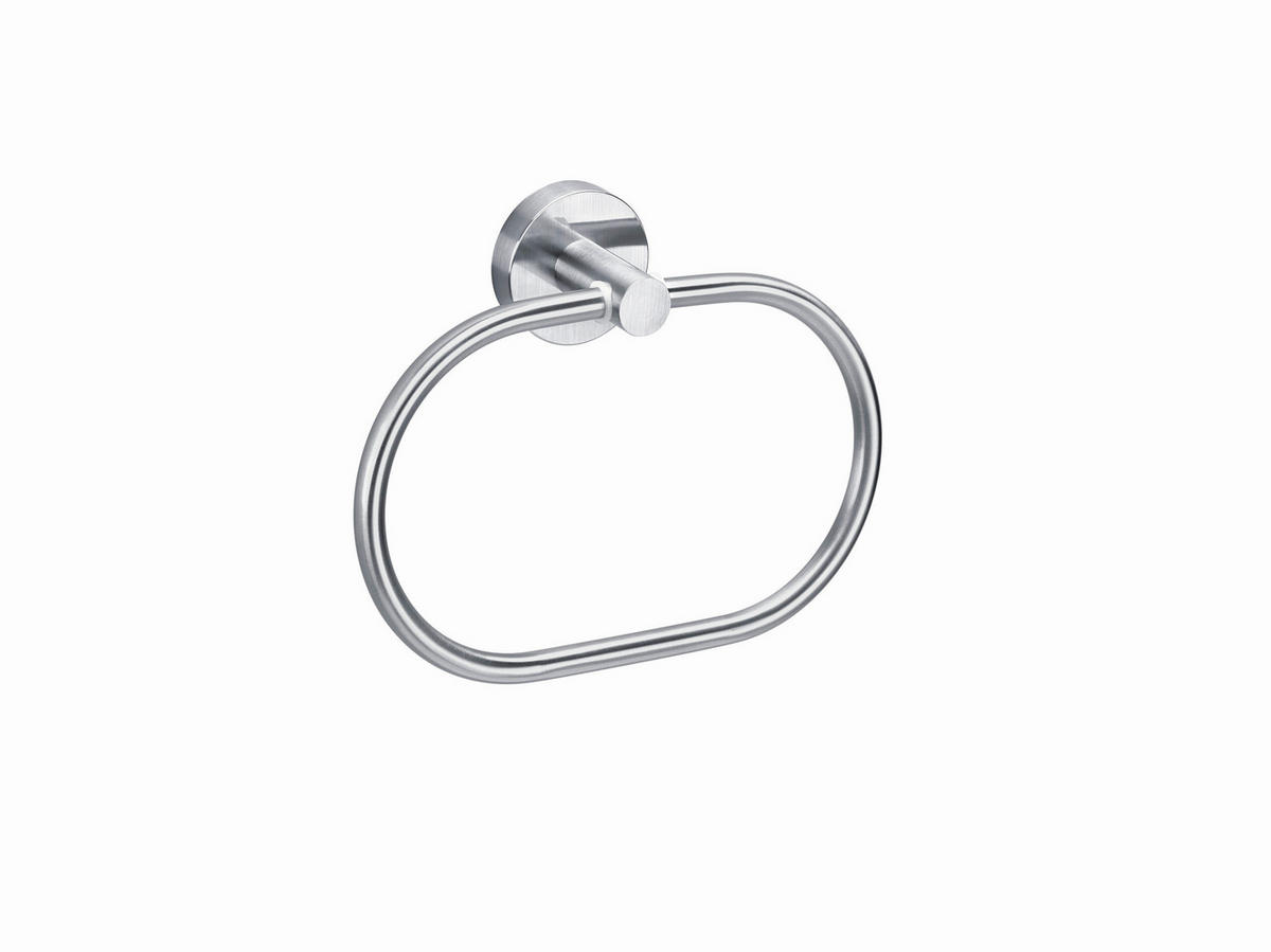 HANDTUCHHALTER Edelstahlfarben  - Edelstahlfarben, Basics, Metall (18,5/12,5/5cm) - Tesa