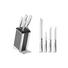 MESSERBLOCK Stahl 5-teilig - Edelstahlfarben, Basics, Metall (36/19/15cm) - WMF MESSERBLOCK Stahl 5-teilig - Edelstahlfarben, Basics, Metall (36/19/15cm) - WMF