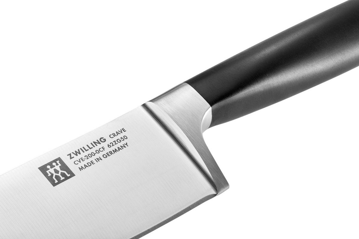 KOCHMESSER Crave  - Edelstahlfarben/Schwarz, Basics, Kunststoff/Metall (37,5/2,8/2,8cm) - Zwilling