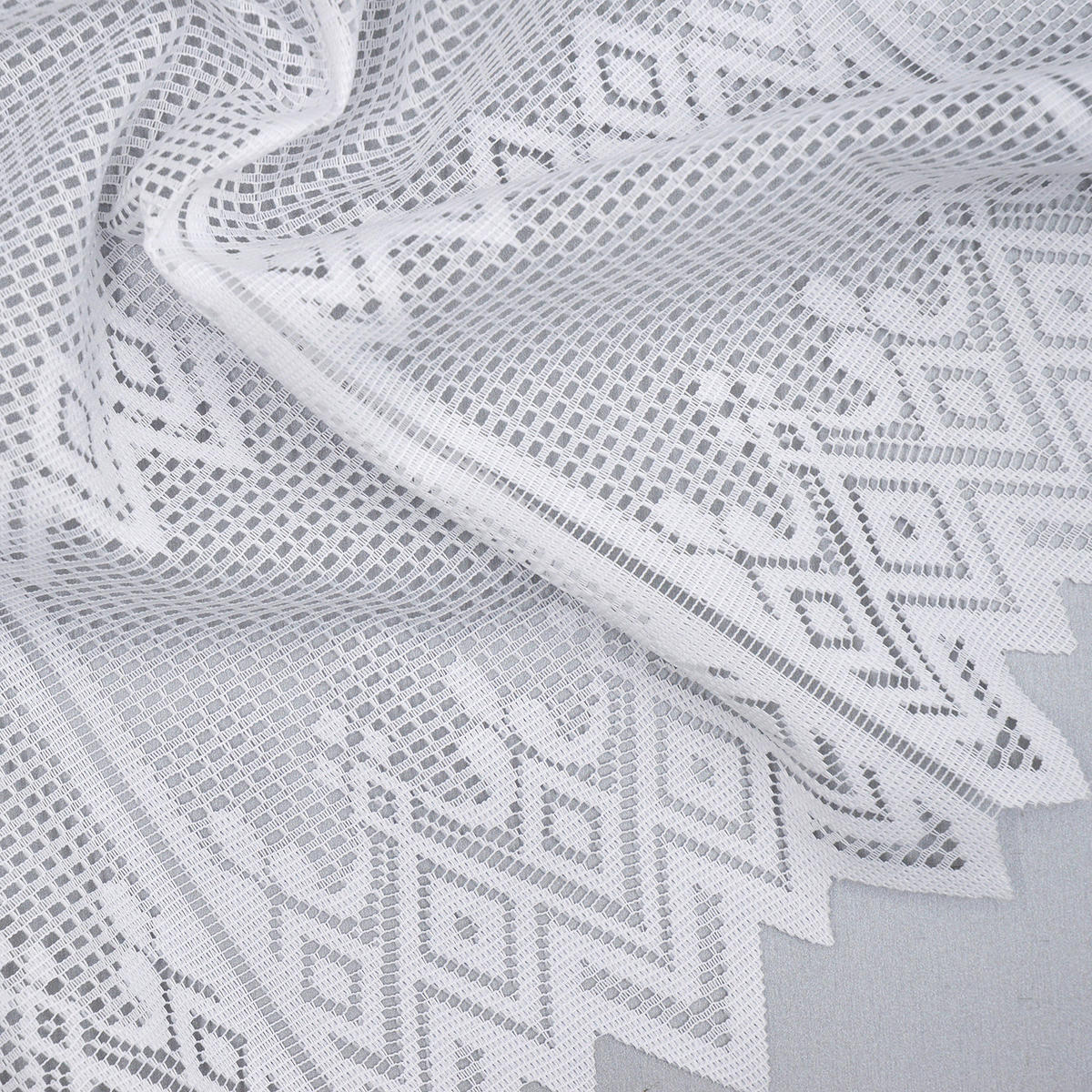 KURZGARDINE   198/52 cm   - Weiß, KONVENTIONELL, Textil (198/52cm)