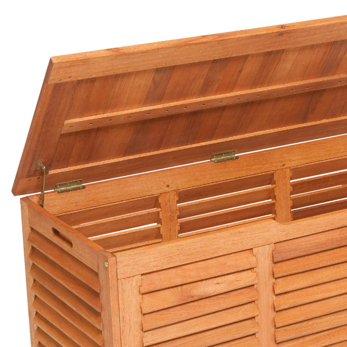 BOX NA VANKÚŠE   - prírodná farba, Konventionell, drevo (123/62/54cm) - Gardenson