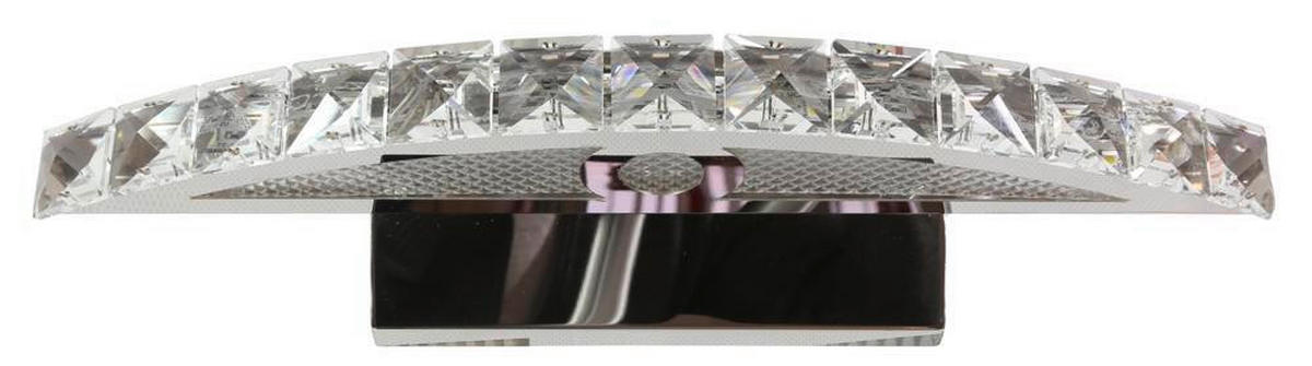LED VÄGGLAMPA Arande 11/38/5 cm   - kromfärg, Klassisk, metall (11/38/5cm)