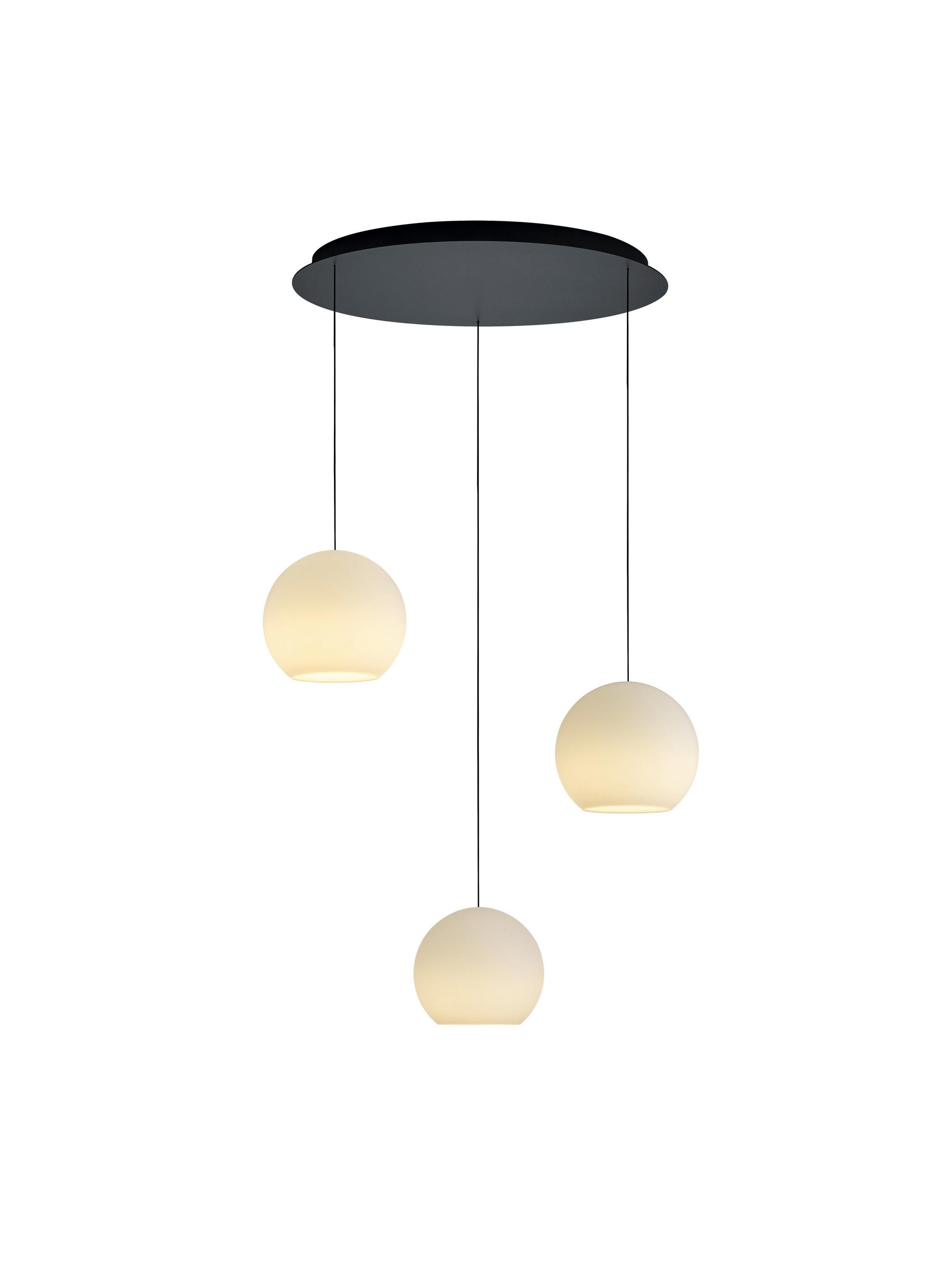 LED-HÄNGELEUCHTE 67/50-210 cm  - Alufarben, Design, Metall (67/50-210cm) - Bankamp