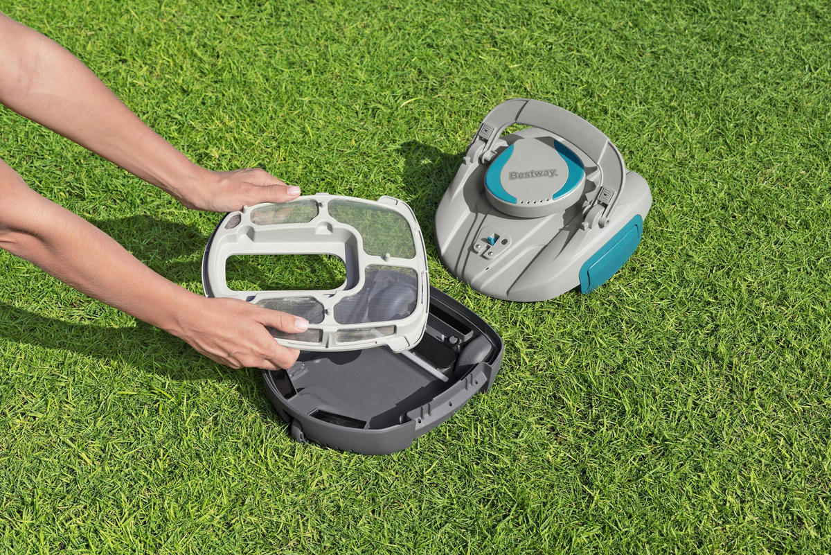 POOLROBOTER 58665  - Blau/Weiß, KONVENTIONELL, Kunststoff/Metall (27/14.4/15.5cm) - Bestway