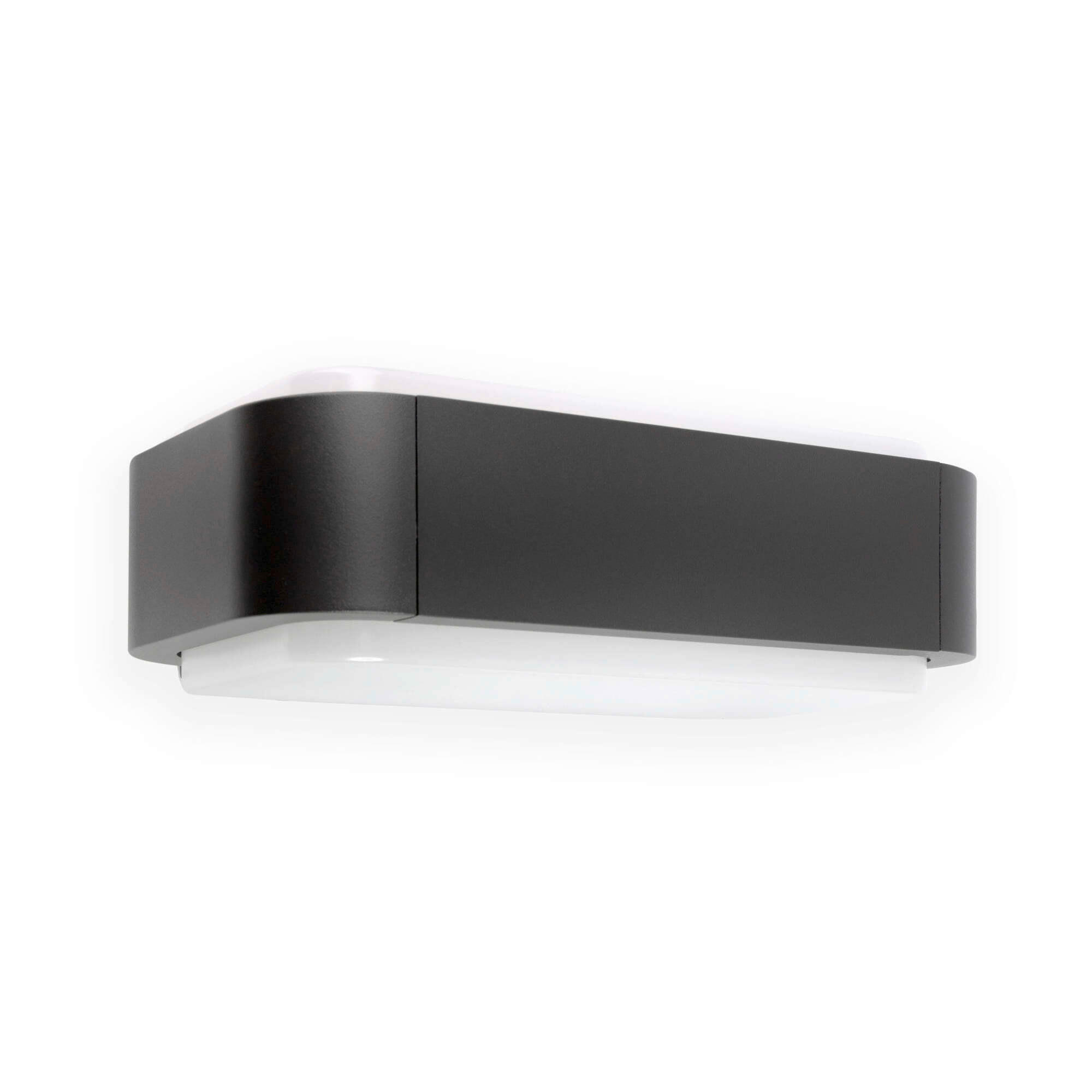 AUßENWANDLEUCHTE 28/17.1/8.5 cm   - Dunkelgrau, Design, Metall (28/17.1/8.5cm)