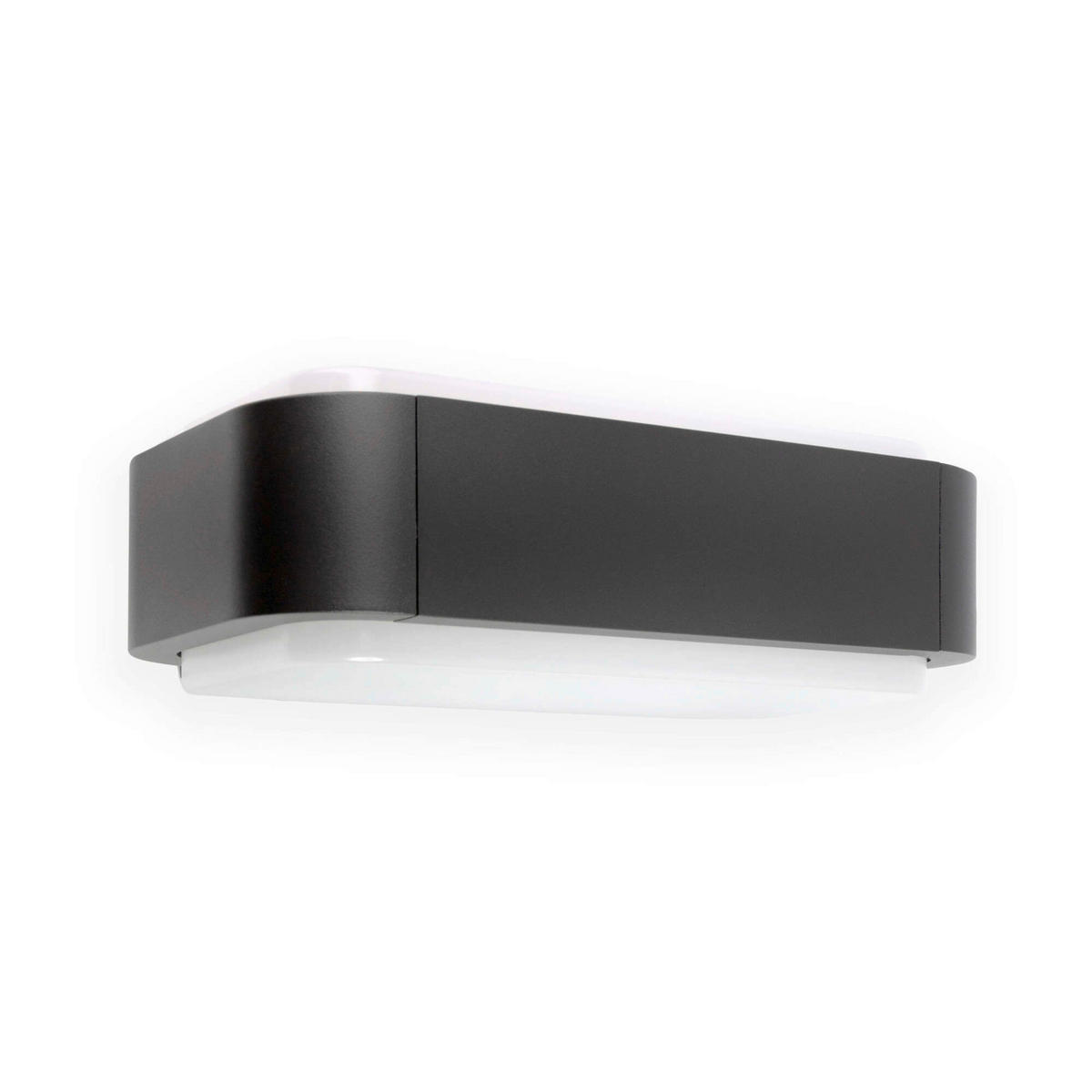 AUßENWANDLEUCHTE 28/17.1/8.5 cm   - Dunkelgrau, Design, Metall (28/17.1/8.5cm)