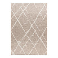 FLACHWEBETEPPICH 240/340 cm My Tallinn Taupe  - Taupe, Design, Textil (240/340cm) - Obsession