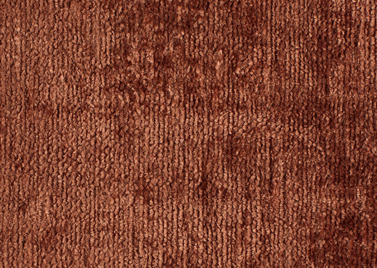 HÖRNSOFFA i chenille rostfärgad  - svart/rostfärgad, Klassisk, metall/textil (281/200cm) - MID.YOU