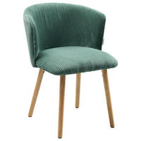 STUHL  in Cord  - Naturfarben/Grün, Lifestyle, Holz/Textil (61/79/61cm) - MID.YOU