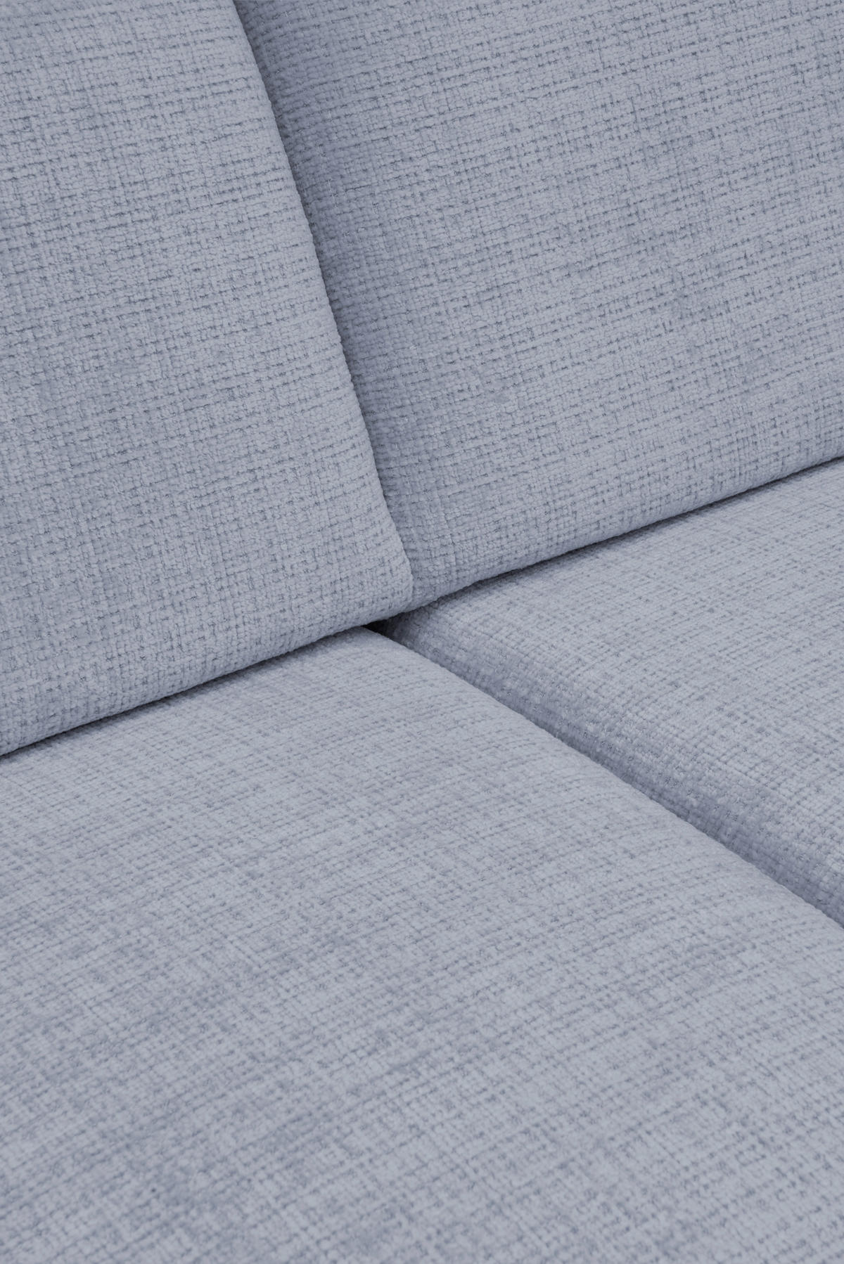 ECKSOFA FABIO Blau Chenille Bettkasten, Kopfteilverstellung  - Blau/Schwarz, Design, Textil/Metall (174/223cm) - Livetastic