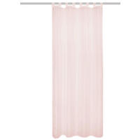 SCHLAUFENSCHAL  transparent   135/245 cm  - Rosa, Basics, Textil (135/245cm)