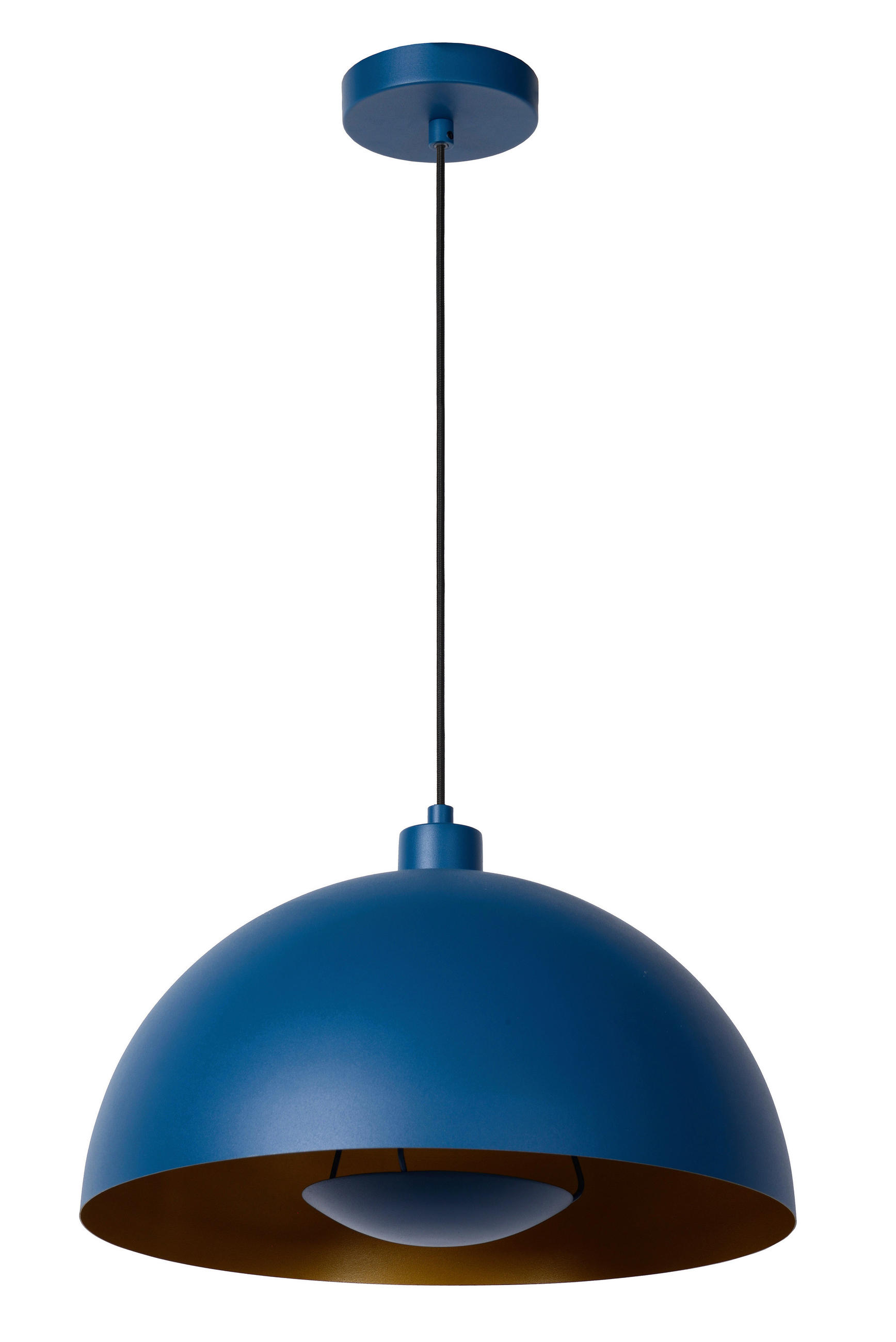 HÄNGELEUCHTE Siemon 40/150 cm   - Blau, Design, Metall (40/150cm) - Lucide