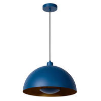 HÄNGELEUCHTE Siemon 40/150 cm   - Blau, Design, Metall (40/150cm) - Lucide