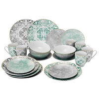 KOMBISERVICE 24-teilig  - Basics, Keramik (37/31,2/28cm) - Van Well