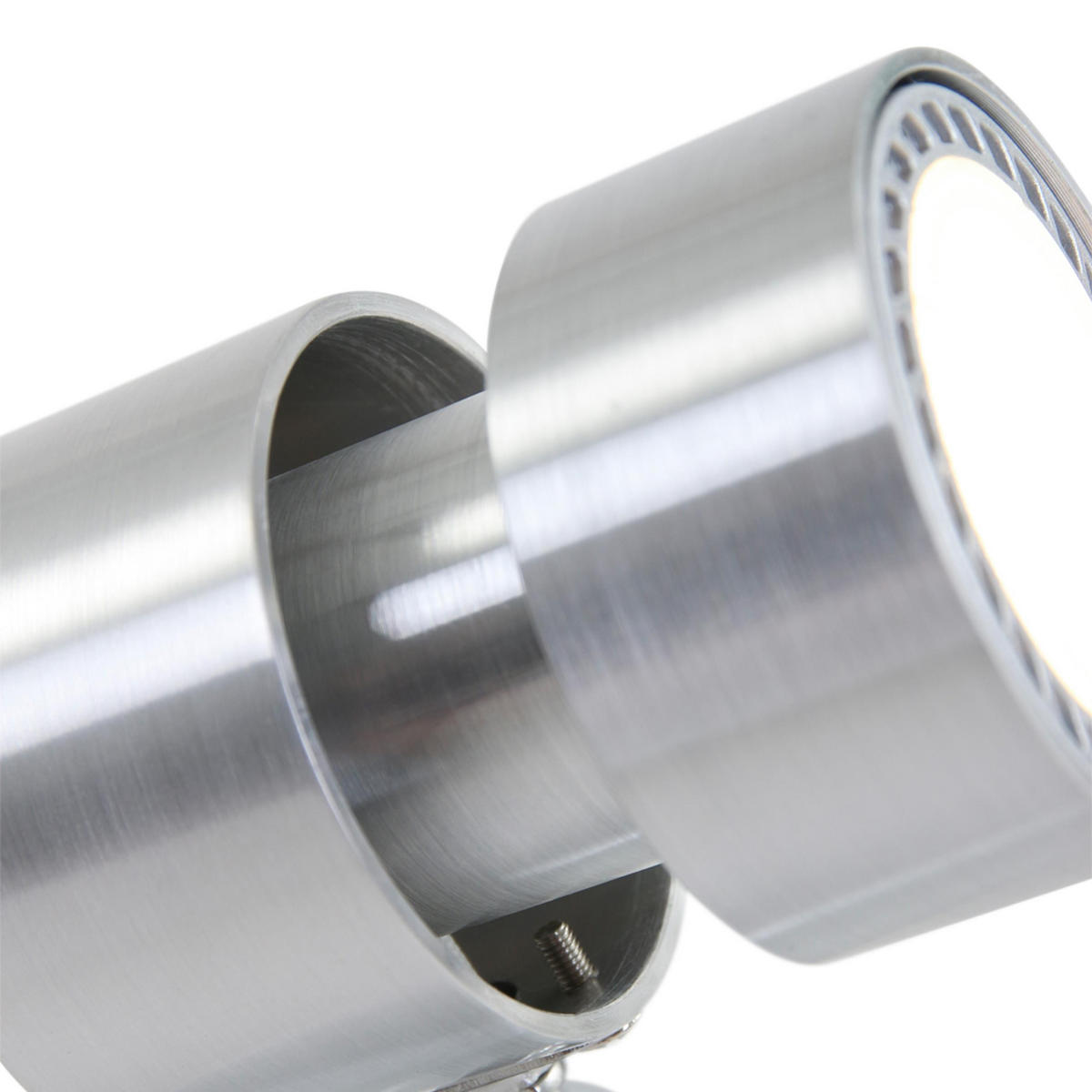 DECKENLEUCHTE     - Silberfarben, Trend, Metall (12/12/12cm)