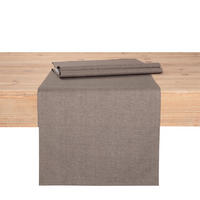 TISCHLÄUFER Oslo Textil Anthrazit 40/140 cm  - Anthrazit, Basics, Textil (40/140cm) - Peyer Syntex