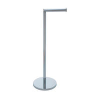 TOILETTENPAPIERHALTER - Edelstahlfarben, Basics, Metall (21/55/17cm) - Wenko
