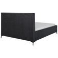 POLSTERBETT Lattenrost, Bettkasten Schwarz 140/200 cm  - Birkefarben/Schwarz, KONVENTIONELL, Holz/Textil (140/200cm) - Carryhome