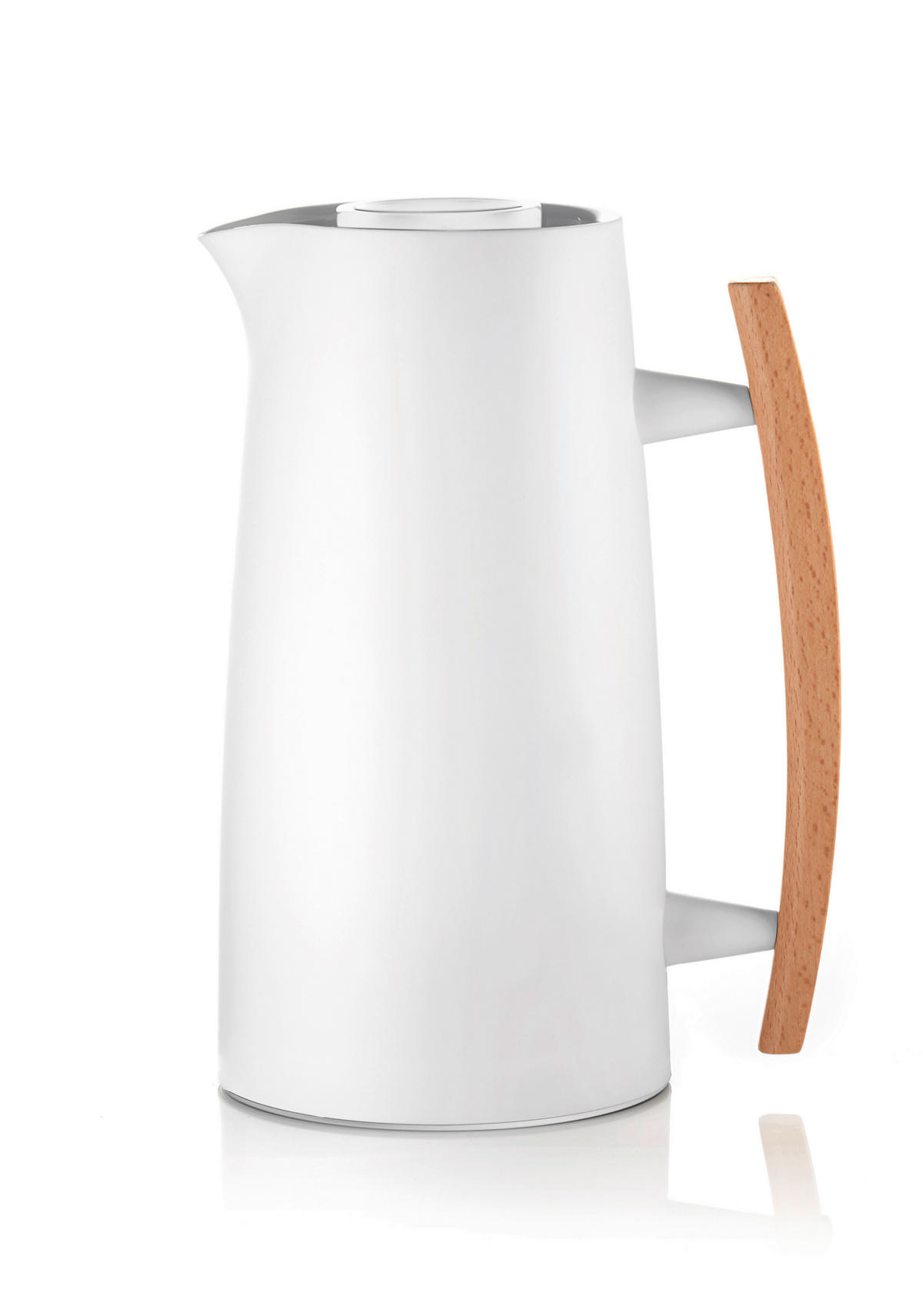 ISOLIERKANNE Icons 1000 L  - Weiß, Basics, Glas/Holz (18,3/13/25cm) - GUZZINI