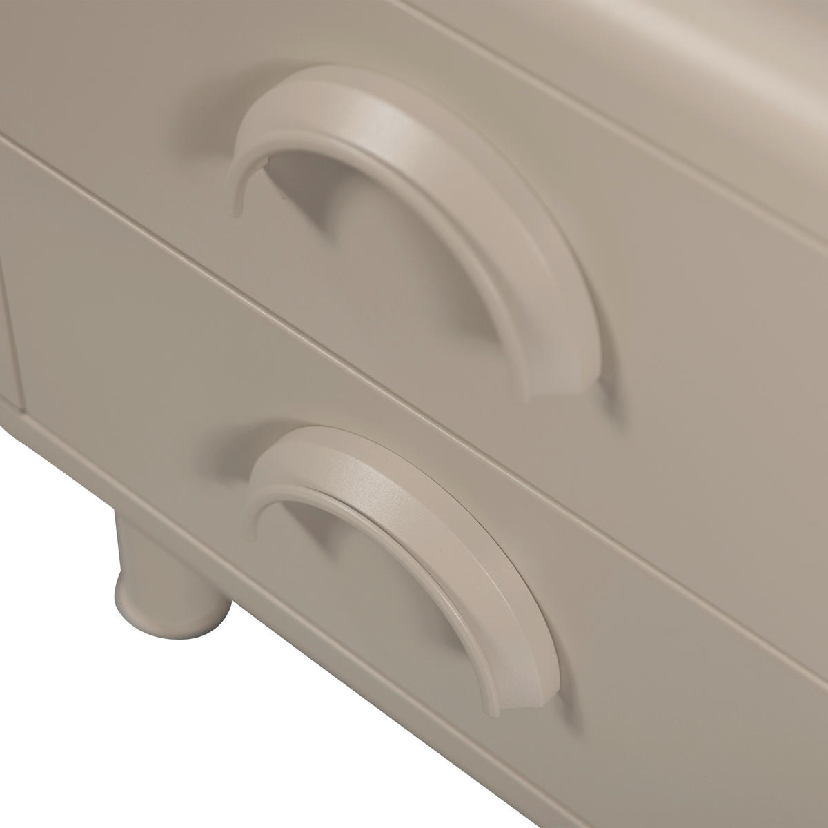 NACHTTISCH 42/45/42 cm  - Sandfarben, Design, Metall (42/45/42cm) - Livetastic