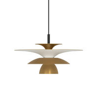 HÄNGLAMPA Picasso 38/16,5 cm  - mässingsfärgad, Design, metall (38/16,5cm) - Belid