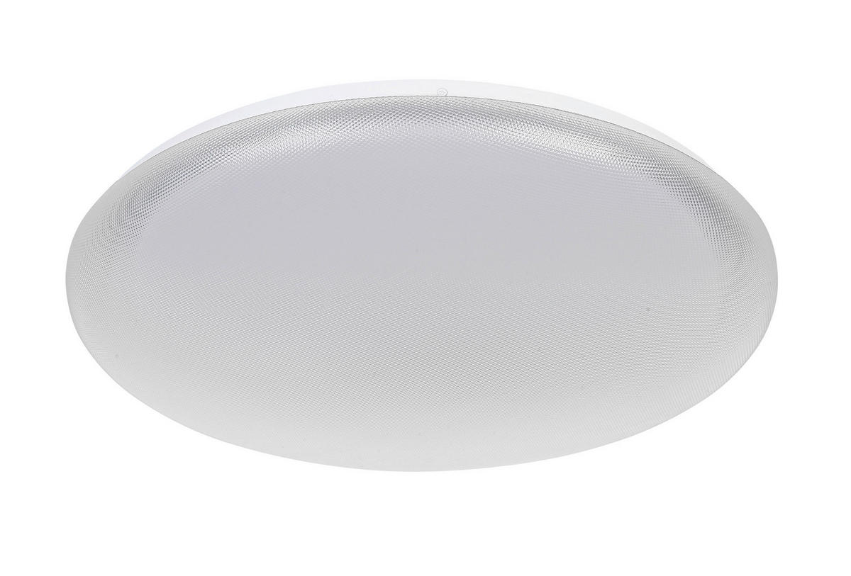 LED MENNYEZETI LÁMPA - áttetsző/fehér, Trend, műanyag/fém (50/8cm) - Novel