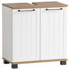 WASCHBECKENUNTERSCHRANK 59,8/62,4/32,6 cm  - Eichefarben/Schwarz, MODERN, Holzwerkstoff/Kunststoff (59,8/62,4/32,6cm) - Stylife