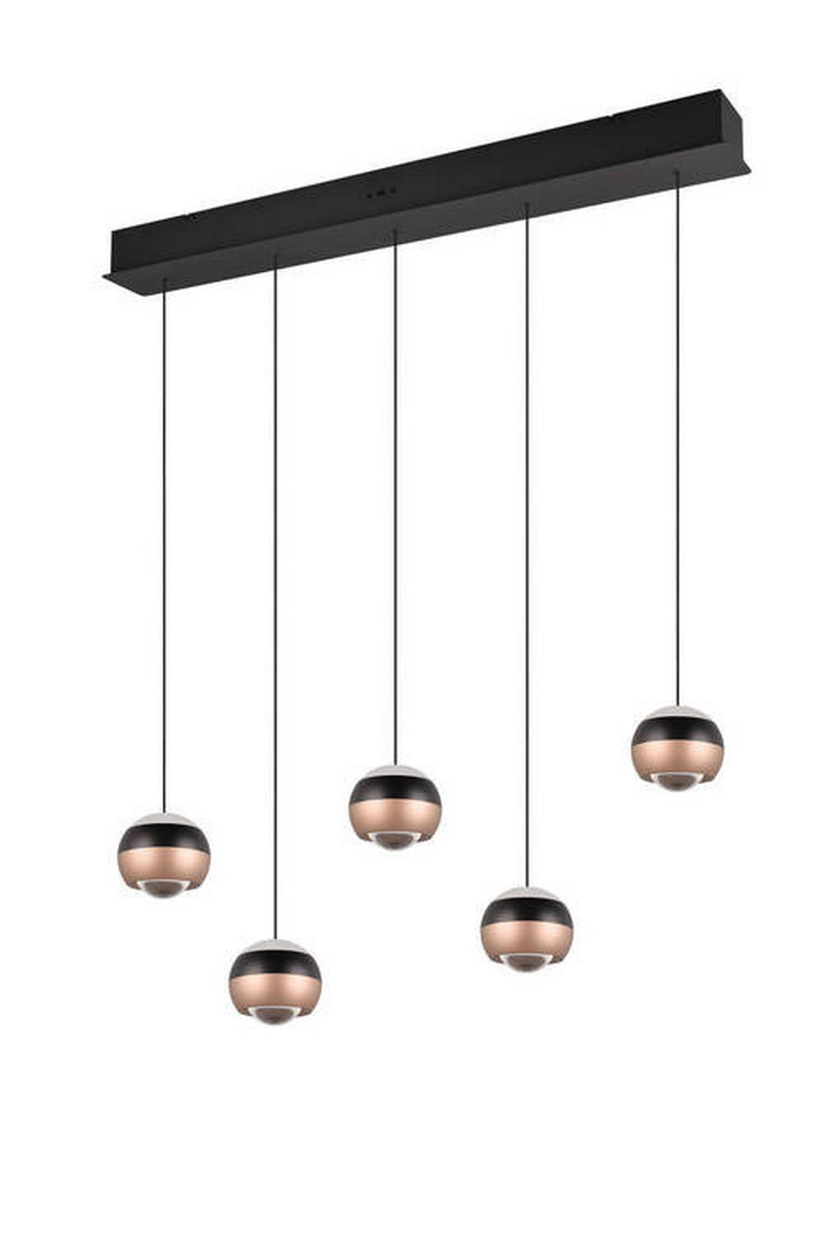 LED-HÄNGELEUCHTE 100/10,5/200 cm    - Schwarz, Design, Metall (100/10,5/200cm) - Trio Leuchten