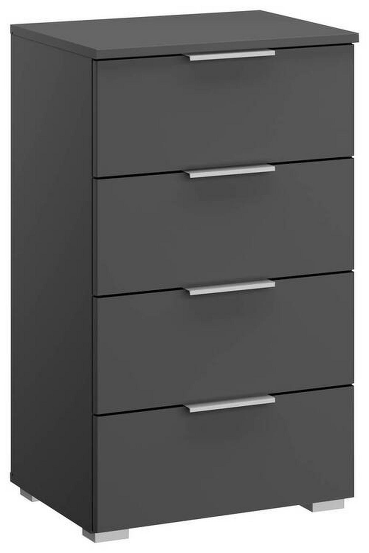 NACHTKÄSTCHEN 47/81/42 cm  in Grau  - Alufarben/Grau, Modern, Holzwerkstoff (47/81/42cm) - Rauch Möbel
