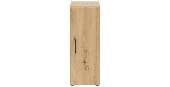 MEHRZWECKSCHRANK 30/83/40 cm  - Schwarz/Eiche Artisan, MODERN, Holzwerkstoff/Kunststoff (30/83/40cm) - Carryhome