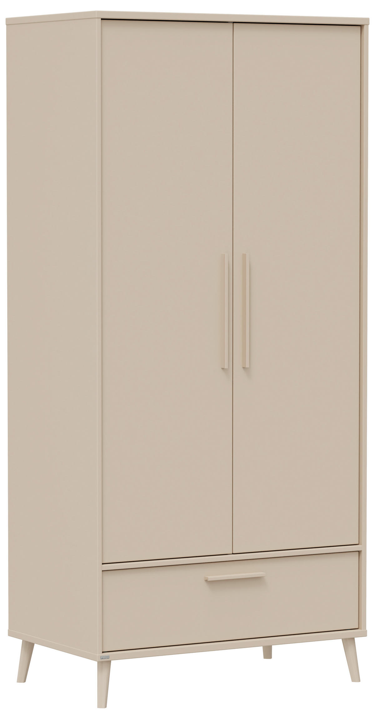 OTROŠKA OMARA ZA OBLAČILA  Eefje  95/204/57 cm          - bež, Basics, umetna masa/leseni material (95/204/57cm) - Paidi