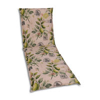 LIEGENAUFLAGE Zitronen  - Sandfarben/Gelb, Basics, Textil (60/7/190cm)