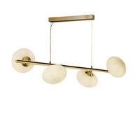 Pendul  76/120/23 cm   - alb/auriu, Basics, sticlă/metal (76/120/23cm)