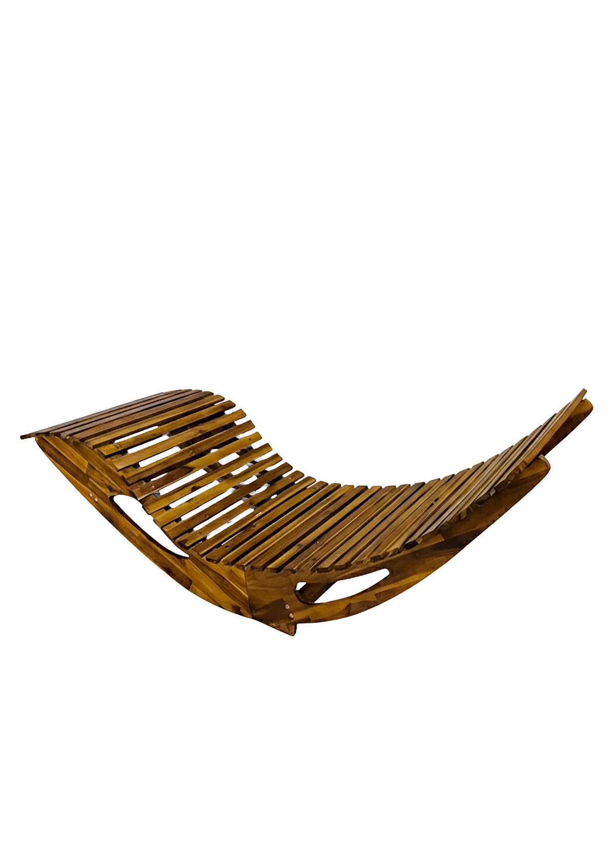 SCHAUKELLIEGE  - Akaziefarben, Basics, Holz (156/60/72cm)