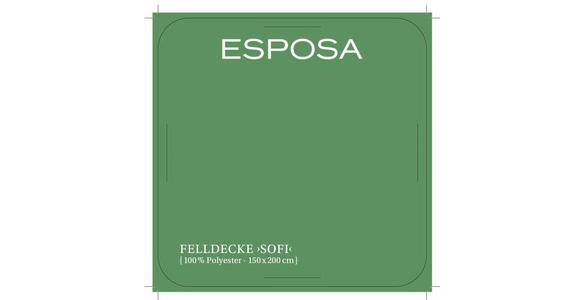 FELLDECKE 150/200 cm  - Schwarz/Weiß, Basics, Textil (150/200cm) - Esposa