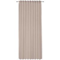 FERTIGVORHANG transparent  - Taupe, Basics, Textil (140/245cm) - Boxxx