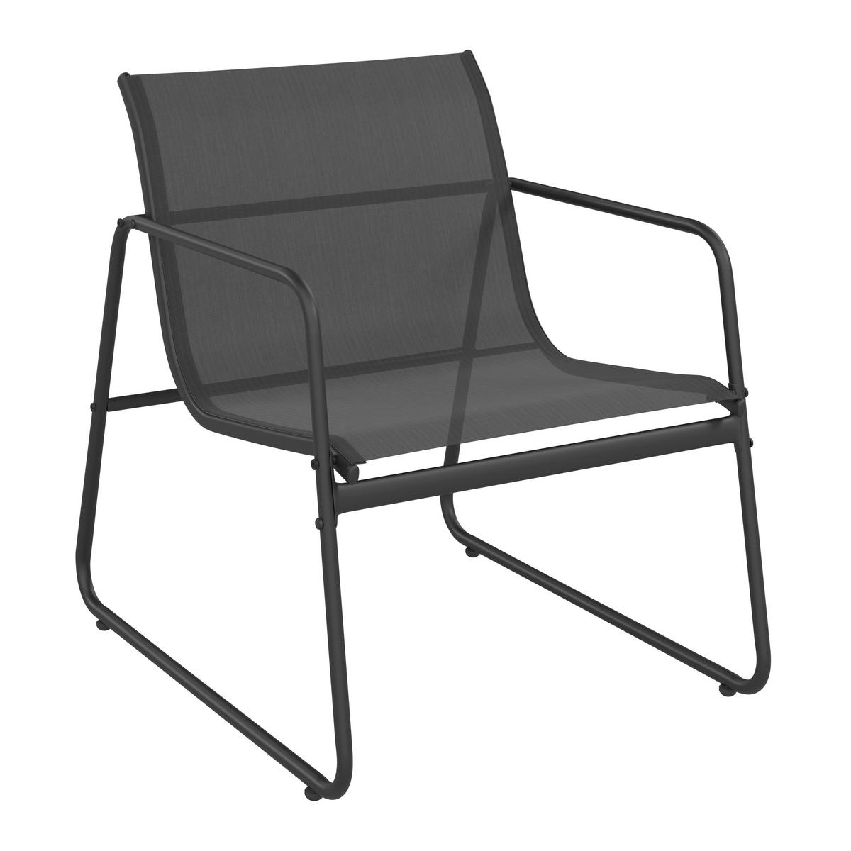 LOUNGEGARNITUR Eisen  - Grau, MODERN, Glas/Textil - Ambia Garden