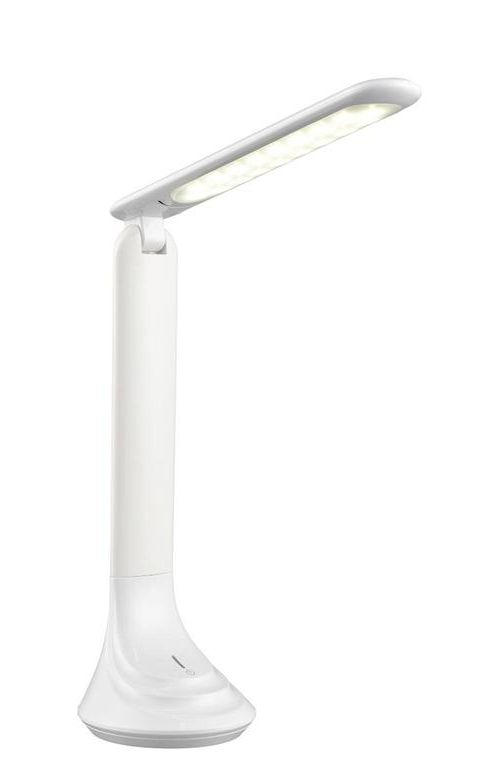 STOLNÍ LED LAMPA, dotykový stmívač, 25 cm - bílá, Basics, plast (25cm) - Xora