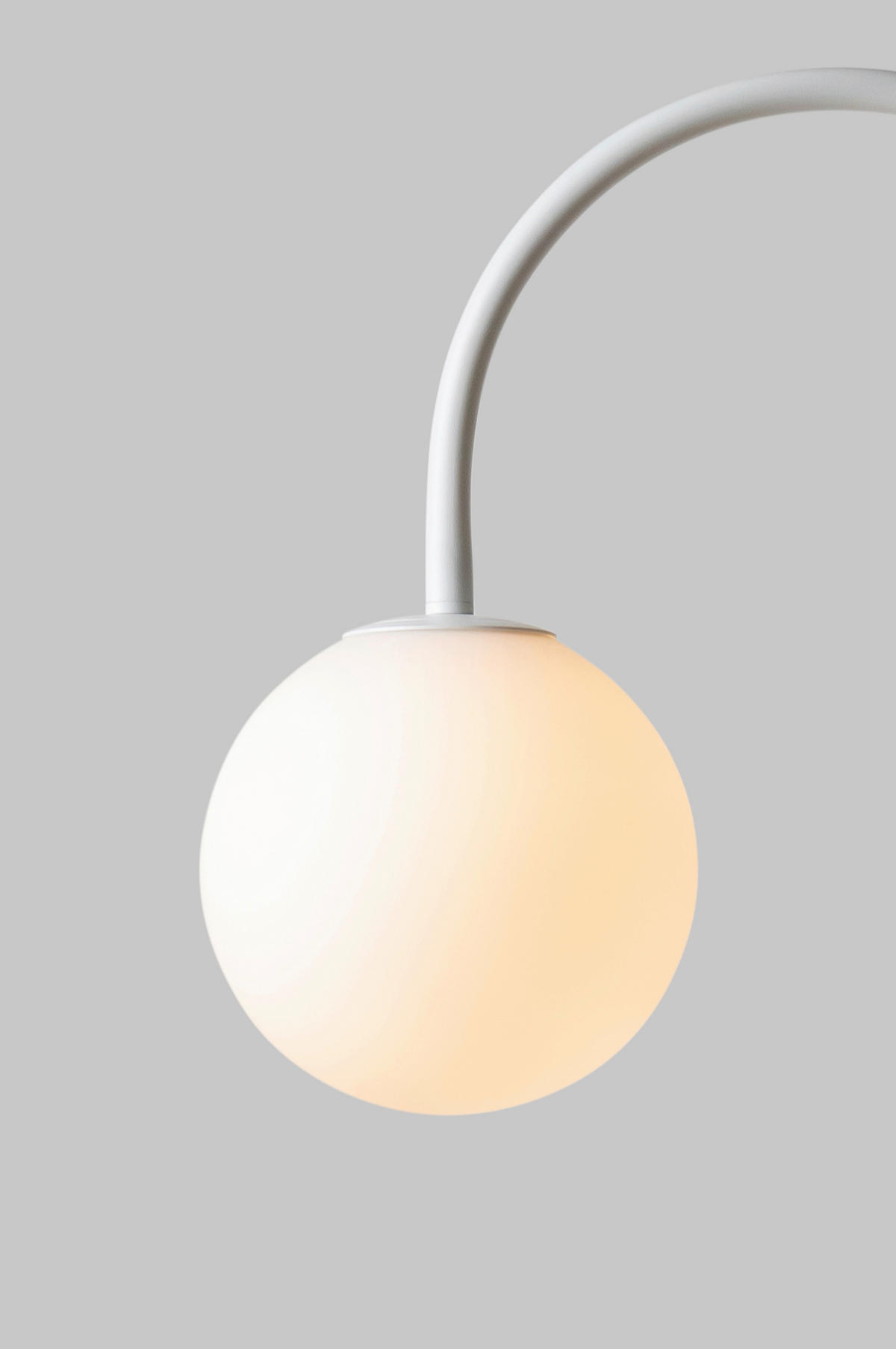 STOJACÍ LAMPA, 42/163 cm  - bílá, Design, kov/kámen (42/163cm) - It's about Romi